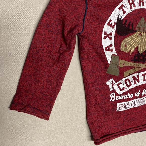 Hatley Moose Axe Throwing Contest Long Sleeve T-Shirt 2T - Picture 4 of 9